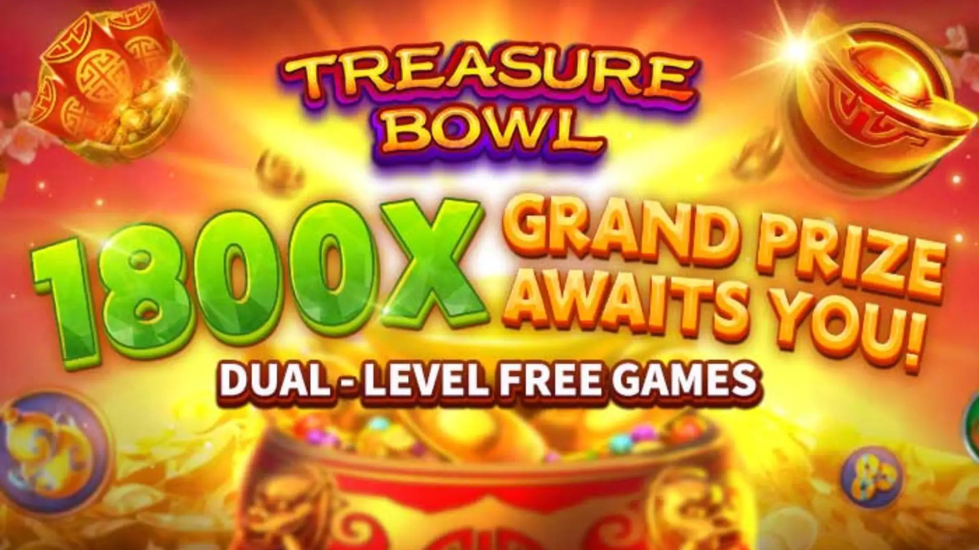 Multiplicadores Treasure Bowl sonho777 - 7777x Máximo com Tigela Dourada